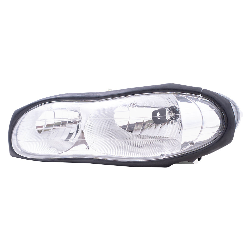 Brock Replacement Driver Halogen Headlight Compatible with 1998-2002 Camaro 16525313