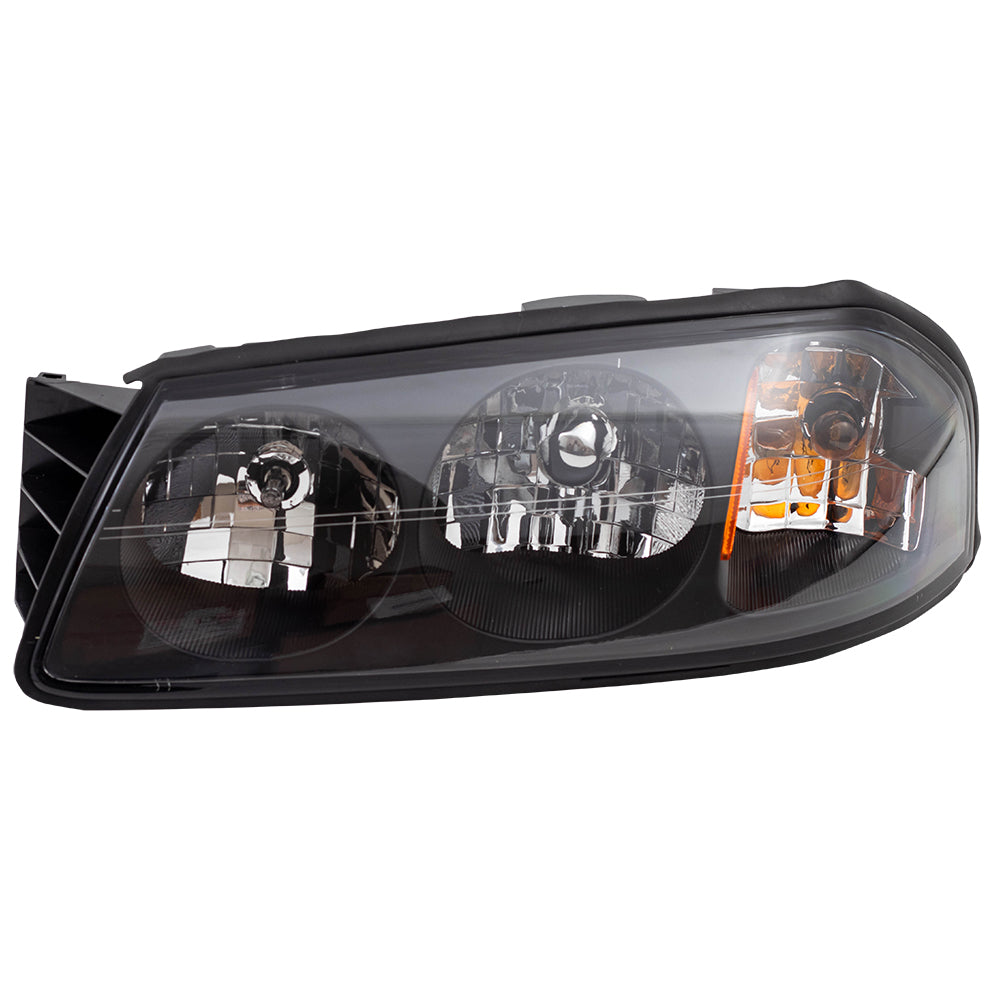 Brock Replacement Driver Headlight Lens Compatible with 2000-2004 Impala 10349961