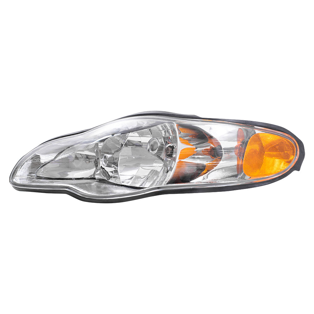 Brock Replacement Driver Headlight Compatible with 2000-2005 Monte Carlo 10349960