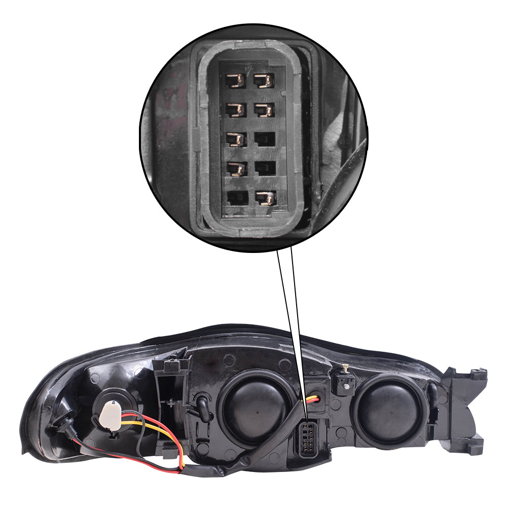 Brock Replacement Driver Headlight Compatible with 2000-2005 Monte Carlo 10349960