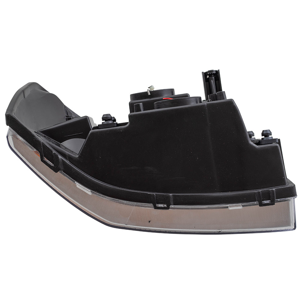 Brock Replacement Driver and Passenger Set Headlights Compatible with 2002-2009 Envoy 15866071 15866070