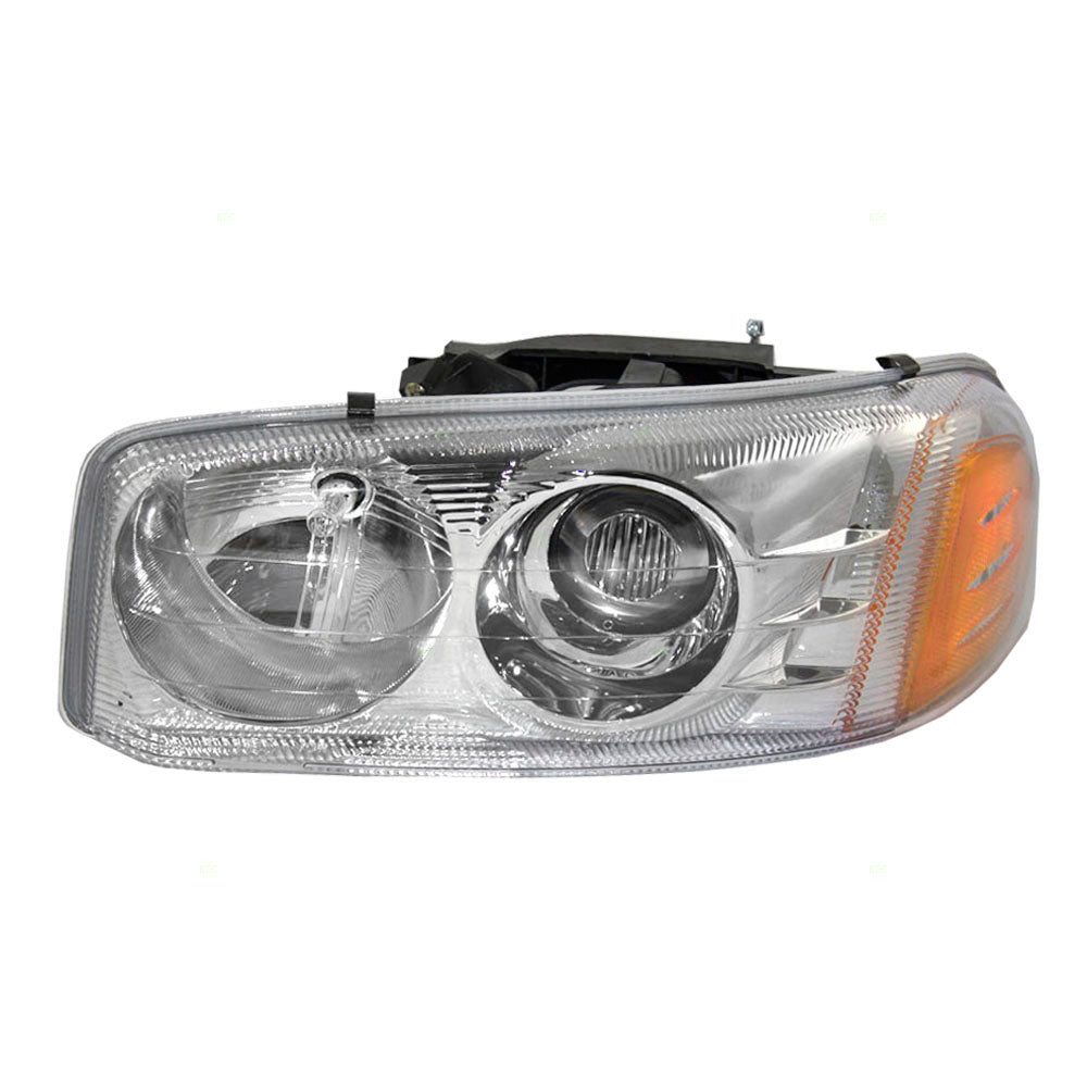 Brock Headlight fits GMC Sierra Denali & C3 Pickup Yukon/XL Denali Driver Headlamp