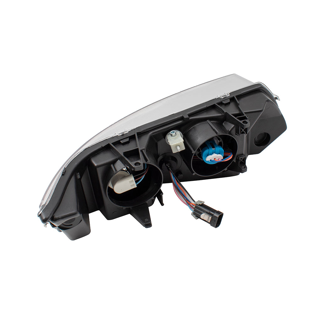 Brock Replacement Driver and Passenger Set Headlights Compatible with 2003-2007 Ion Sedan 15919399 15919400