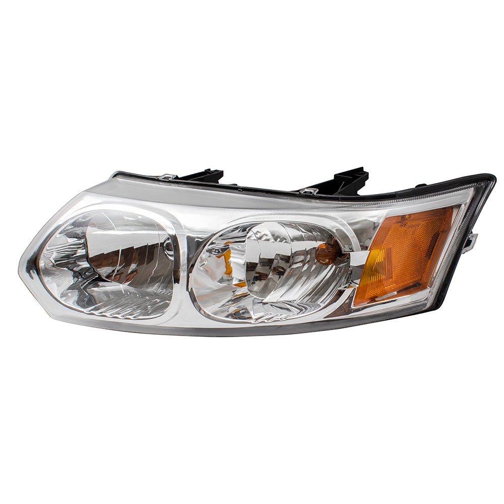 Brock Headlight fits 2003-2007 Saturn Ion Sedan Driver Headlamp w/ Housing Assembly
