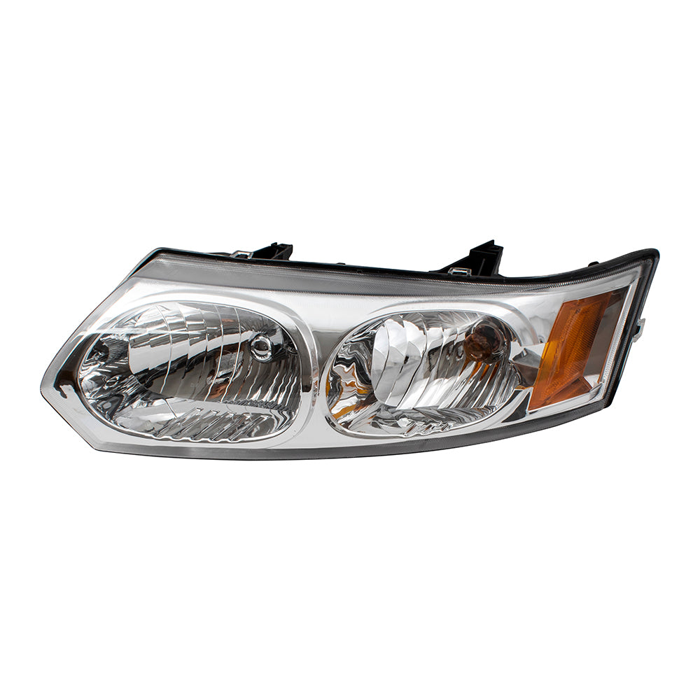 Brock Headlight fits 2003-2007 Saturn Ion Sedan Driver Headlamp w/ Housing Assembly