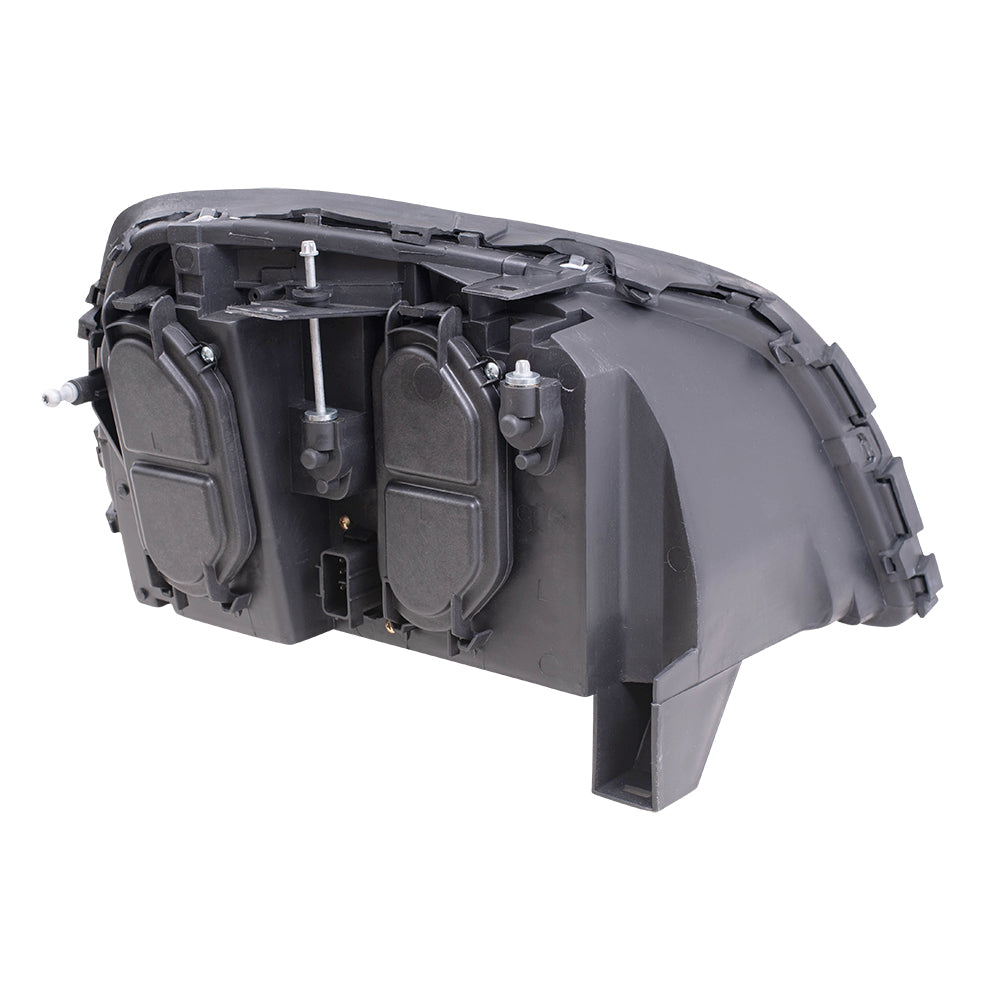 Brock Replacement Driver and Passenger Set Headlights Compatible with 2004 2005 DeVille 25769519 25769520