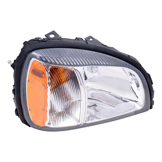 Brock Replacement Passenger Headlight Compatible with 2004 2005 DeVille 25769520