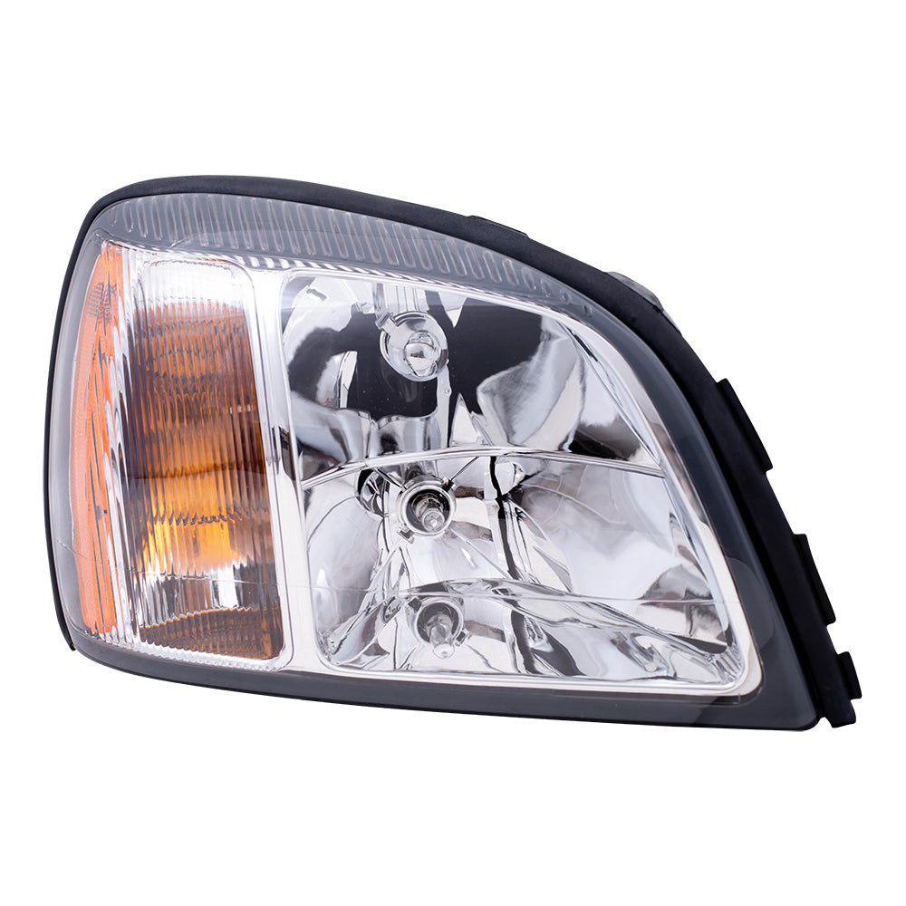 Brock Replacement Passenger Headlight Compatible with 2004 2005 DeVille 25769520
