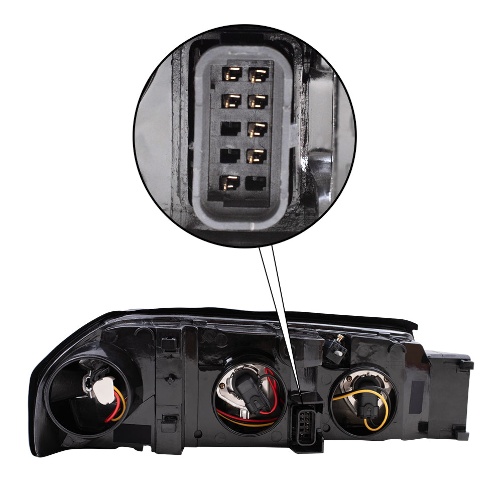 Brock Replacement Driver Headlight Compatible with 2004-2005 Impala 10356097
