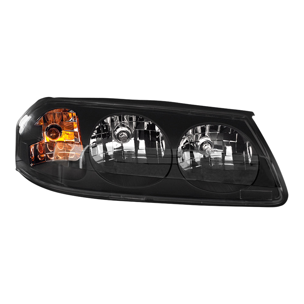Brock Replacement Driver and Passenger Set Headlights Compatible with 2004-2005 Impala 10356097 10356098
