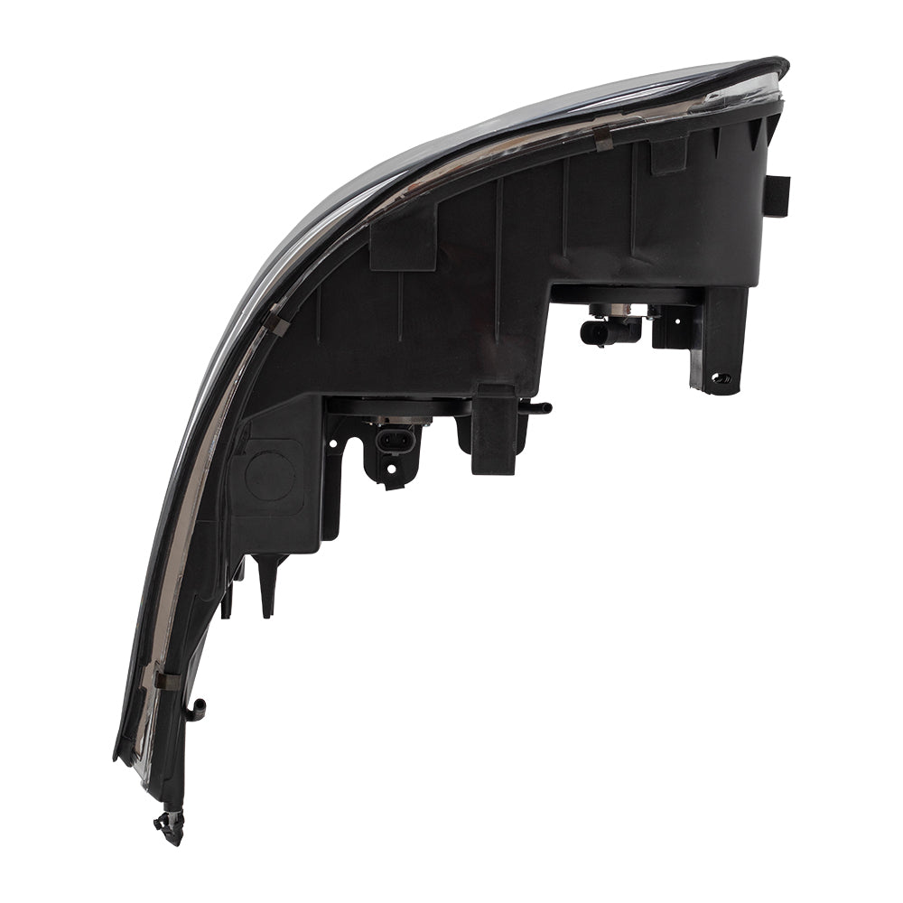 Brock Replacement Passenger Headlight with Smooth High Beam Compatible with 2000 LeSabre 19245368