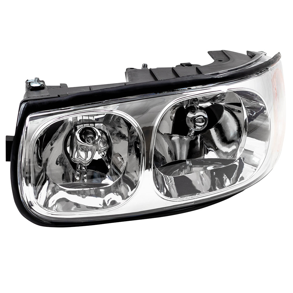 Brock Replacement Driver Headlight with Smooth High Beam Compatible with 2000 LeSabre 19245373