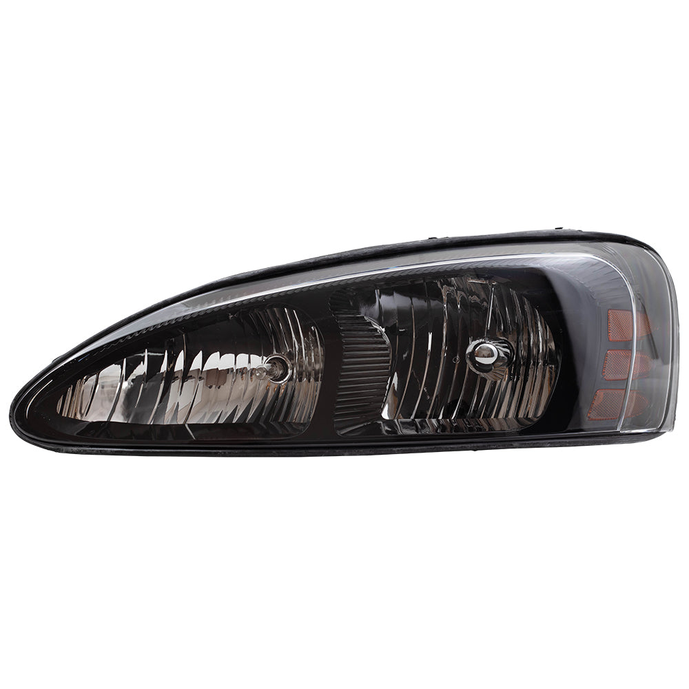 Brock Replacement Driver Halogen Headlight Compatible with 2004-2008 Grand Prix 25851404