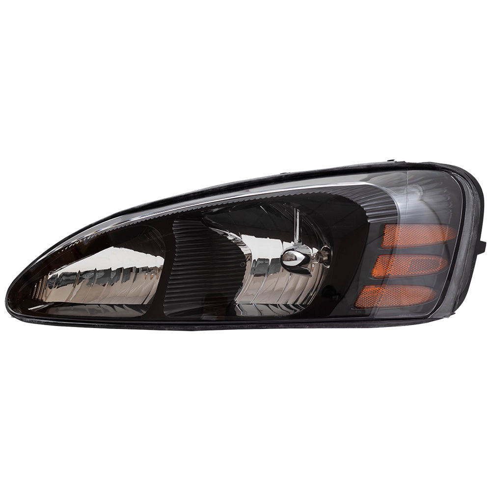 Brock Replacement Driver Halogen Headlight Compatible with 2004-2008 Grand Prix 25851404