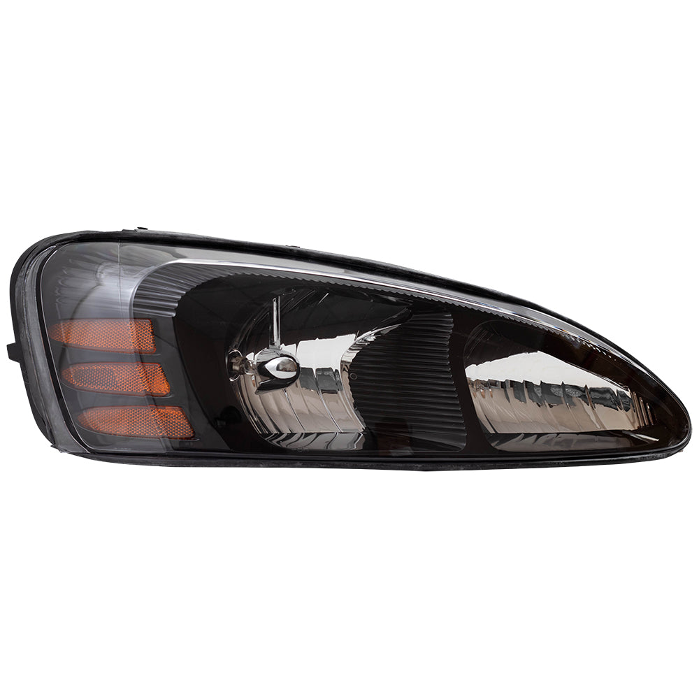 Brock Replacement Passenger Halogen Headlight Compatible with 2004-2008 Grand Prix 25851403