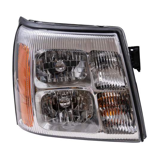 Headlight fits 2002 Cadillac Escalade & EXT Pickup Passenger Halogen Headlamp