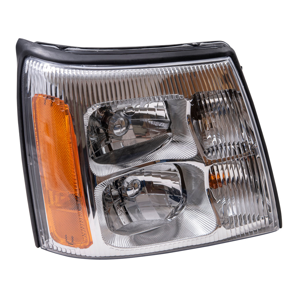Headlight fits 2002 Cadillac Escalade & EXT Pickup Passenger Halogen Headlamp