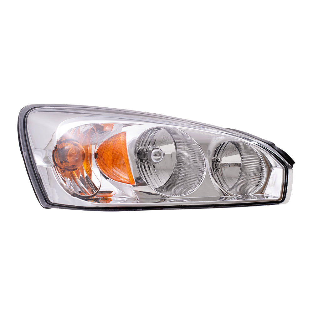 Brock Replacement Passenger Headlight Compatible with 2004-2007 Malibu Malibu Maxx 2008 Malibu Classic 15851372