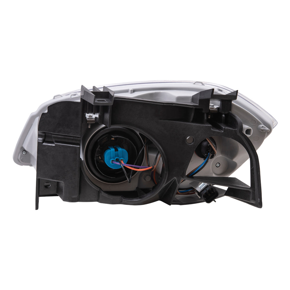 Brock Replacement Driver and Passenger Set Headlights Clear Lenses with Amber Signal Reflectors Compatible with 2005-2010 Cobalt