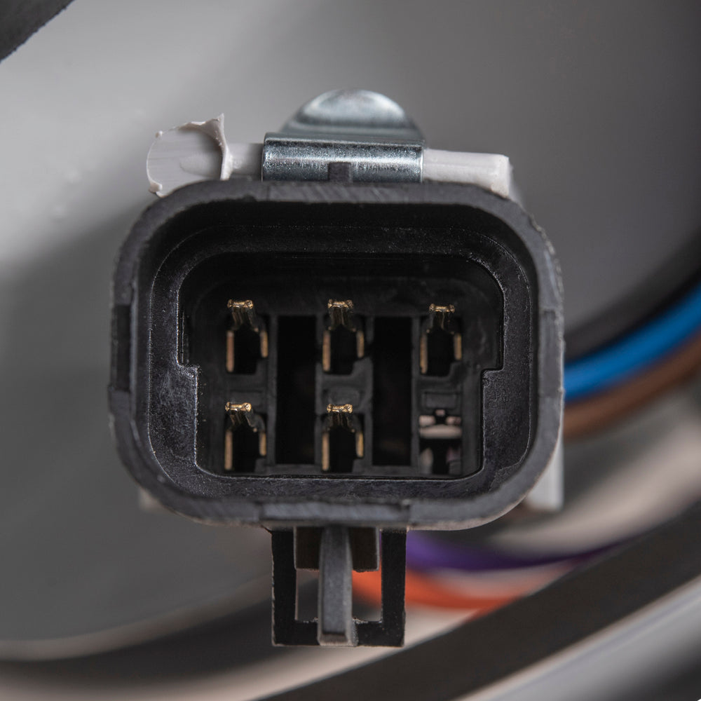 Brock Replacement Driver Headlight Clear Lens Amber Signal Reflector with Bracket Compatible with 2005-2010 Cobalt 22740621