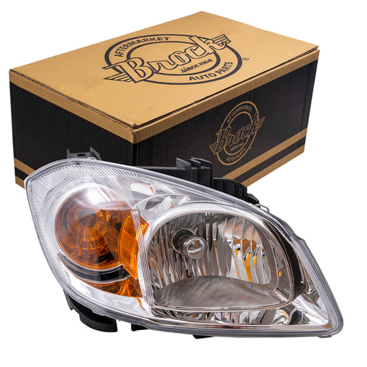 Headlight fits Chevrolet Cobalt Pontiac G5 Passenger Lamp Clear Lens w/ Bracket