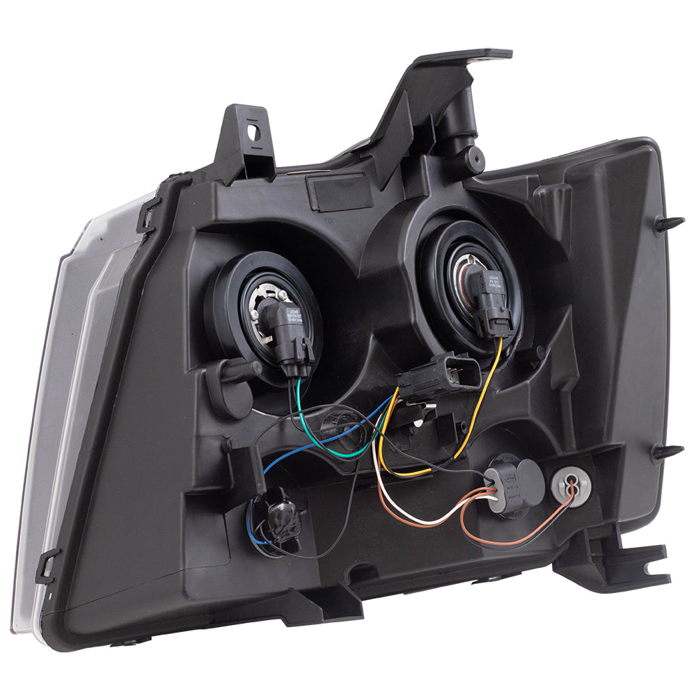 Brock Replacement Passenger Headlight Compatible with 2007-2014 Tahoe Suburban 2007-2013 Avalanche Pickup Truck