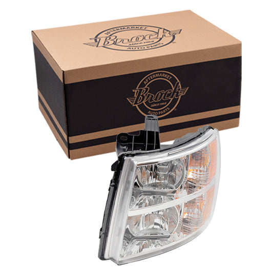 Brock Driver Side Halogen Combination Headlight Assembly for 2007-2013 Silverado 1500