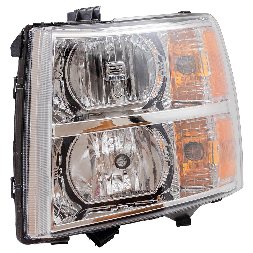 Brock Driver Side Halogen Combination Headlight Assembly for 2007-2013 Silverado 1500
