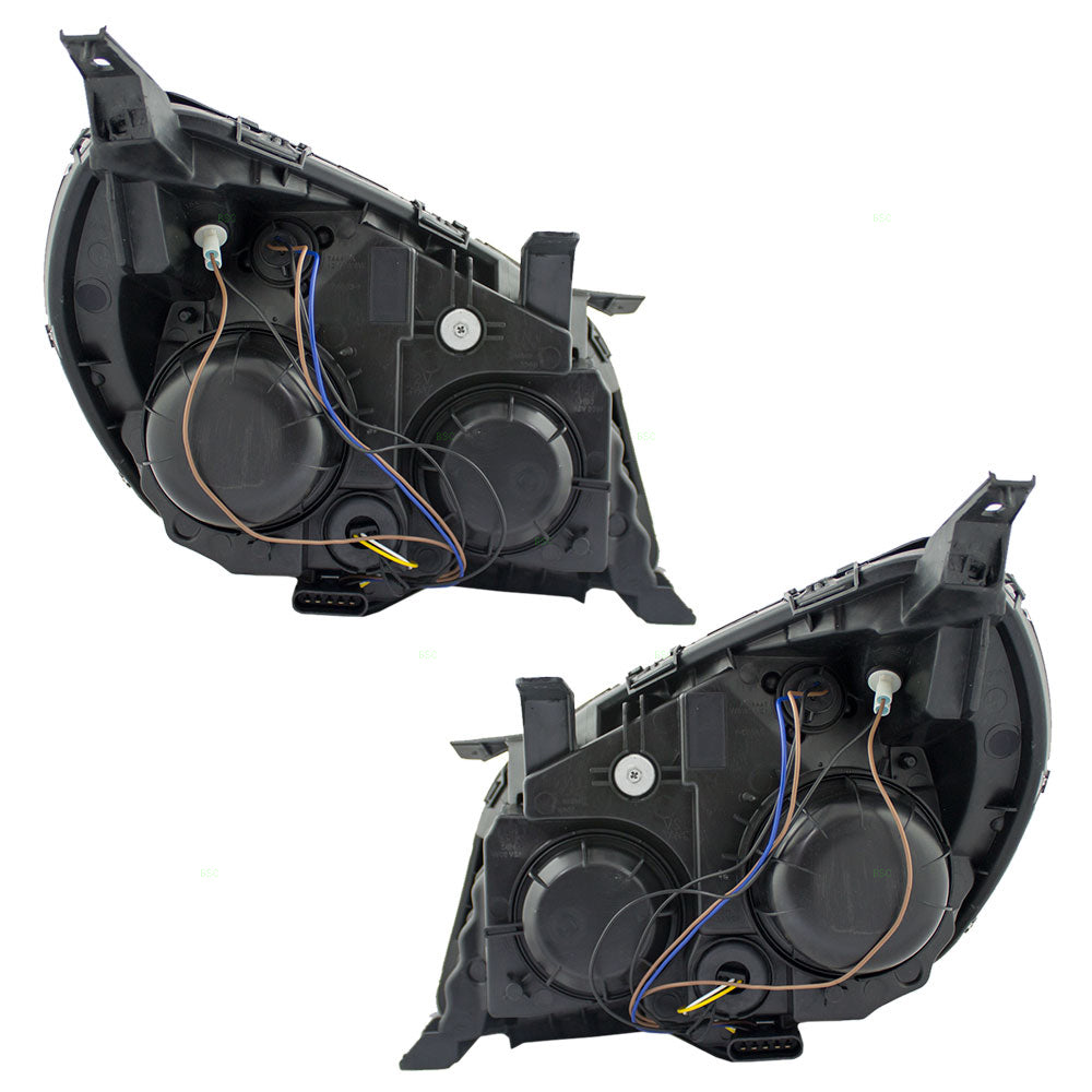 2010-2015 Chevrolet Equinox LTZ Halogen Combination Headlight Assembly Set LH+RH