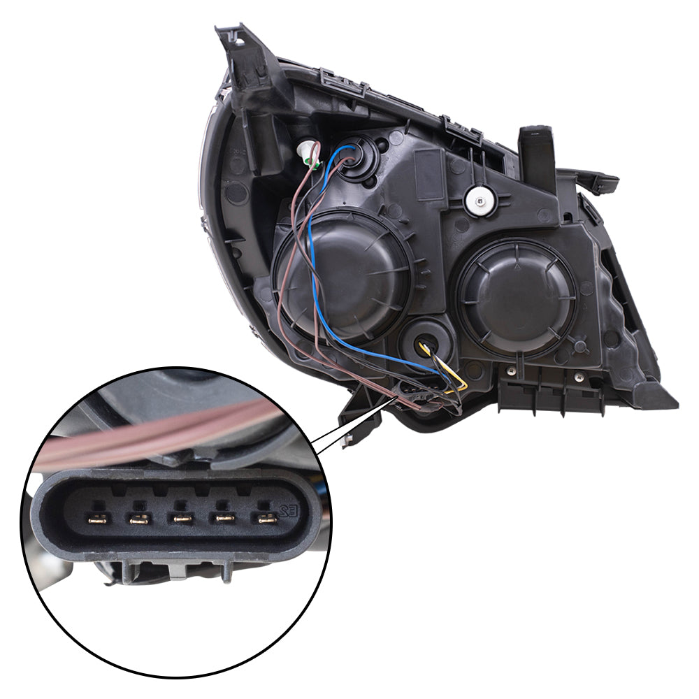 2010-2015 Chevrolet Equinox L/LS/LT Halogen Combination Headlight Assembly LH