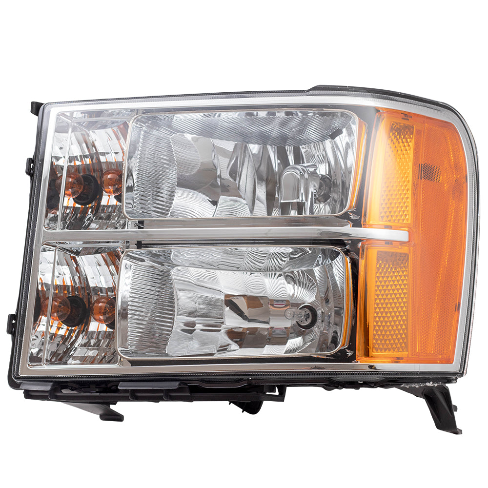 Headlight fits 2007-2014 GMC Sierra & Denali Pickup Truck Driver Side Headlamp