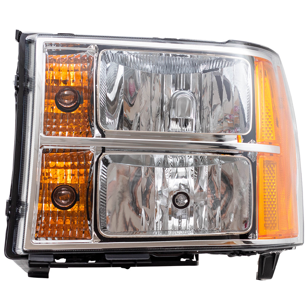 Headlight fits 2007-2014 GMC Sierra & Denali Pickup Truck Driver Side Headlamp