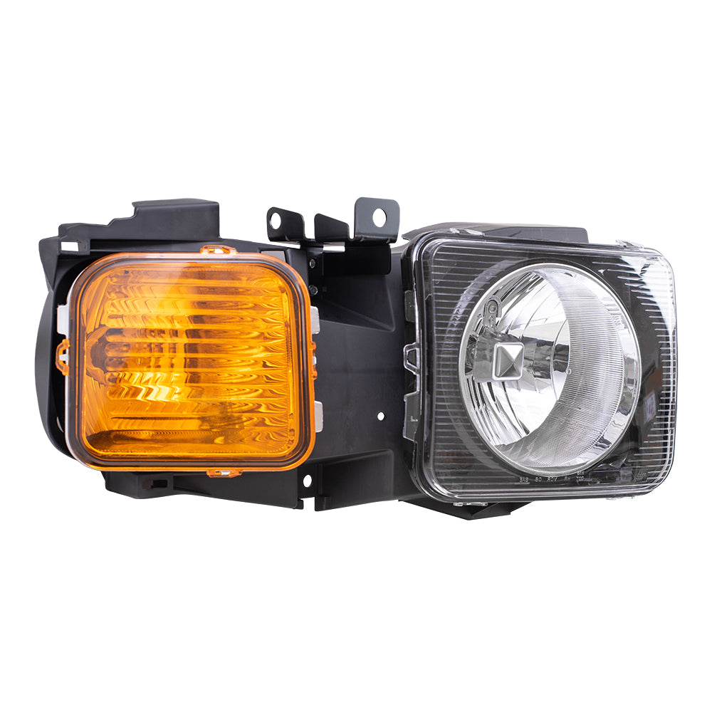 Headlight fits 2006-2010 Hummer H3 H3T Truck Passenger Halogen Headlamp Assembly