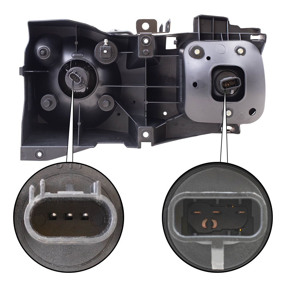 Headlight fits 2006-2010 Hummer H3 H3T Truck Passenger Halogen Headlamp Assembly