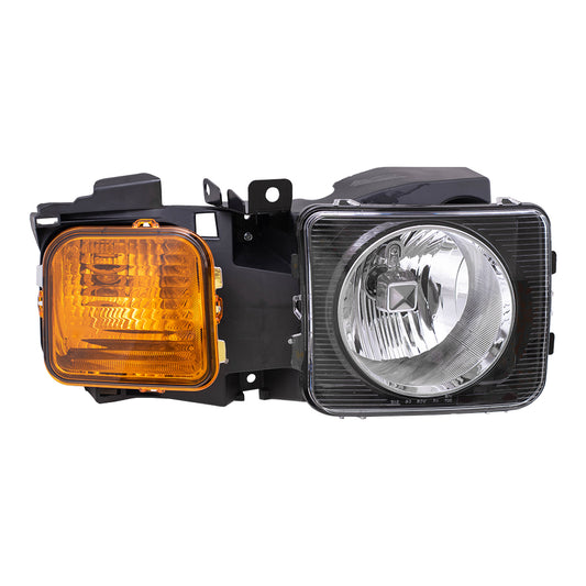 Headlight fits 2006-2010 Hummer H3 H3T Truck Passenger Halogen Headlamp Assembly