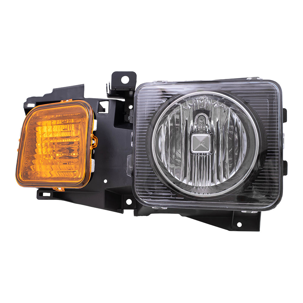 Headlight fits 2006-2010 Hummer H3 H3T Truck Passenger Halogen Headlamp Assembly