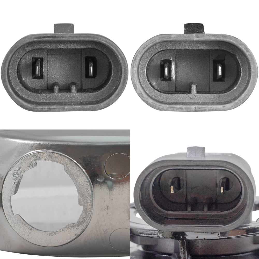 Brock Replacement Driver and Passenger Side Headlights, Park Signal Lights and Fog Lights 6 Piece Set Compatible with 2005-2006 Sierra & 2007 Sierra Classic