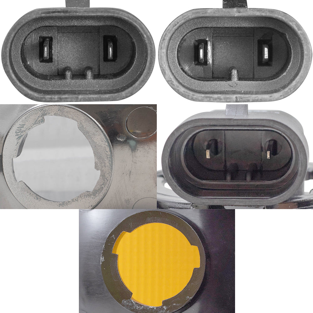 Brock Replacement Driver and Passenger Side Headlights, Park Signal Lights, Fog Lights & Tail Lights 8 Piece Set Compatible with 2005-2006 Sierra & 2007 Sierra Classic Fleetside ONLY