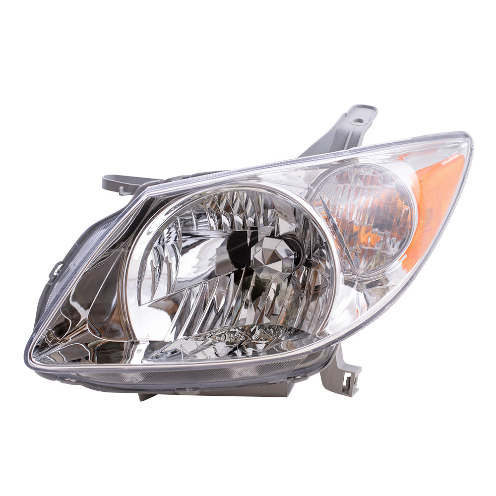 Brock Headlight fits 2005-2008 Pontiac Vibe Driver Halogen Combination Lamp Assembly