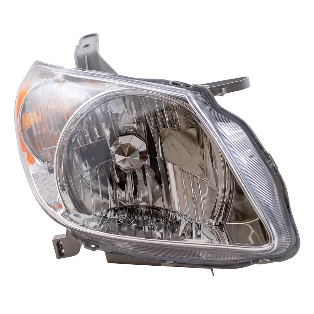 Brock Replacement Driver and Passenger Set Halogen Headlights Compatible with 2005-2008 Vibe