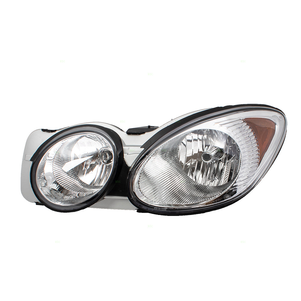 Brock Replacement Driver Headlight Compatible with 2005-2009 LaCrosse 25942066
