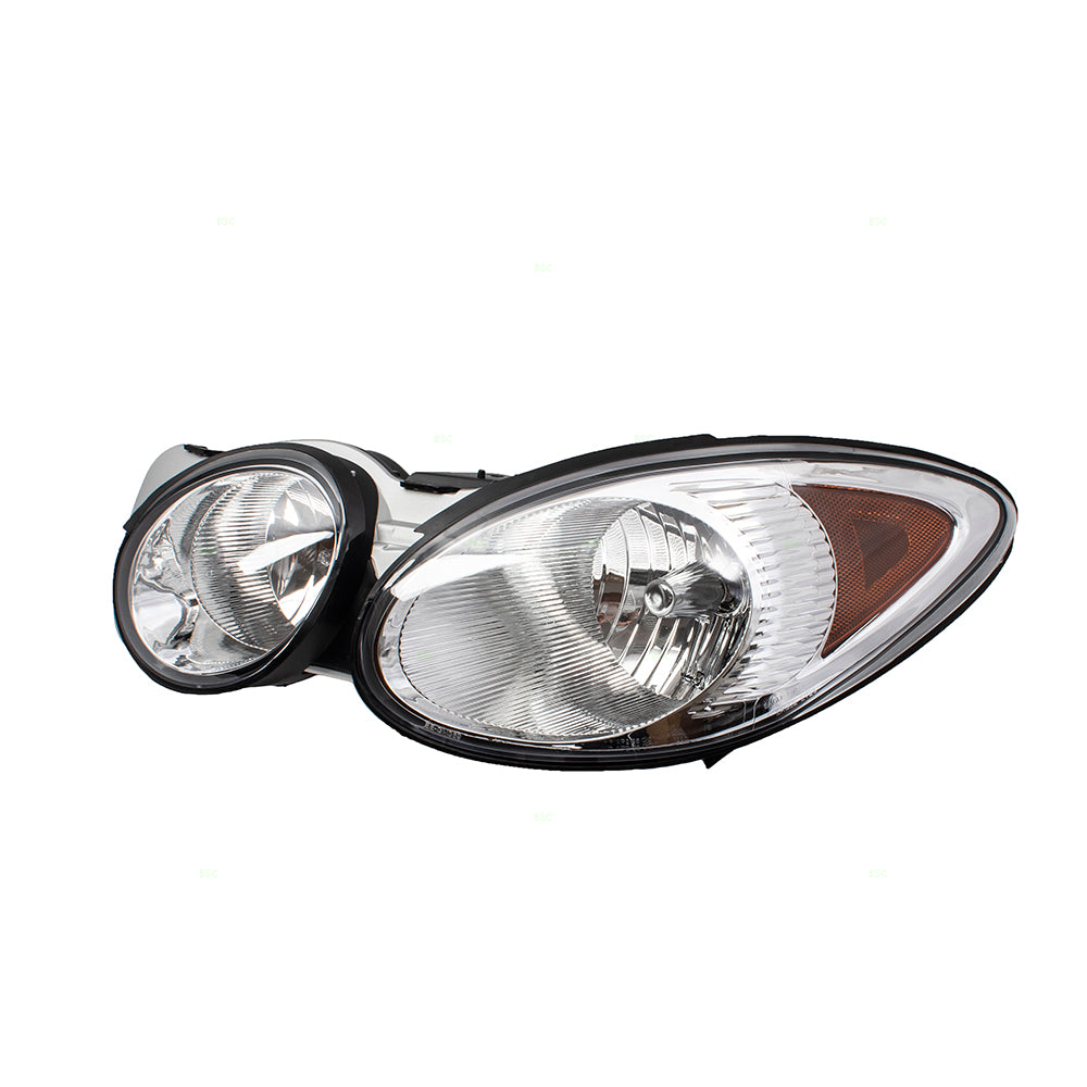 Brock Replacement Driver Headlight Compatible with 2005-2009 LaCrosse 25942066