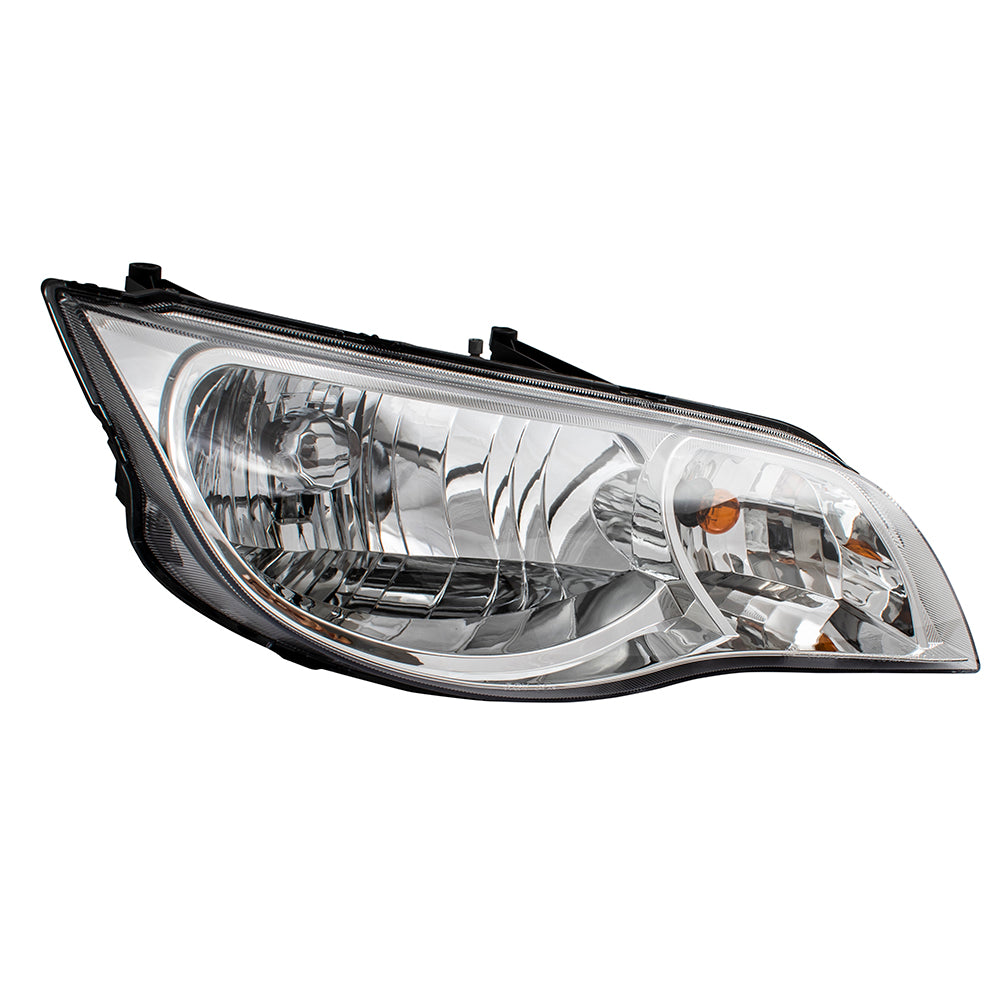 Brock Replacement Passenger Headlight Compatible with 2003-2007 Ion Coupe 15264216