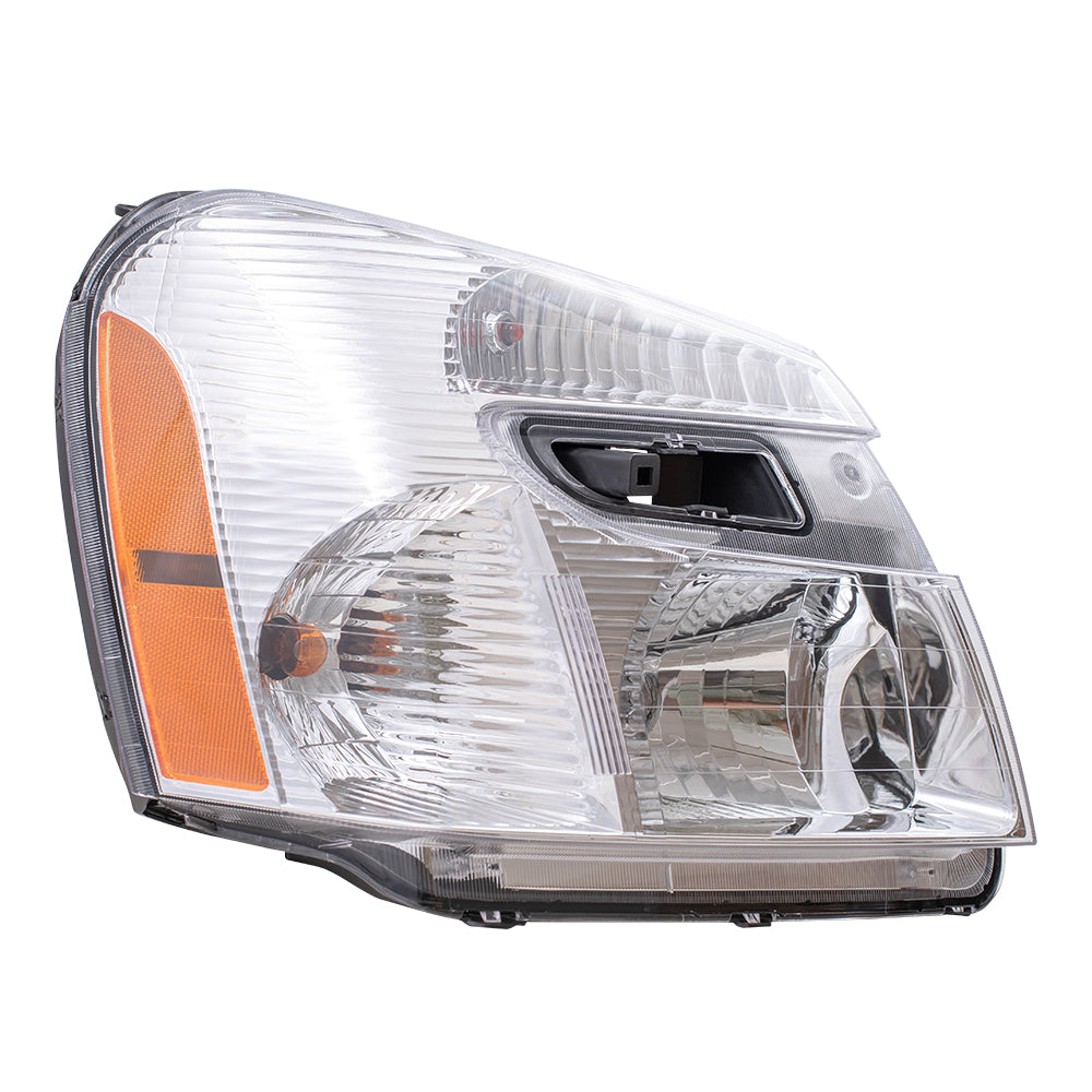 Brock Headlight fits 2005-2009 Chevrolet Equinox Passenger Side Halogen Lamp Assembly