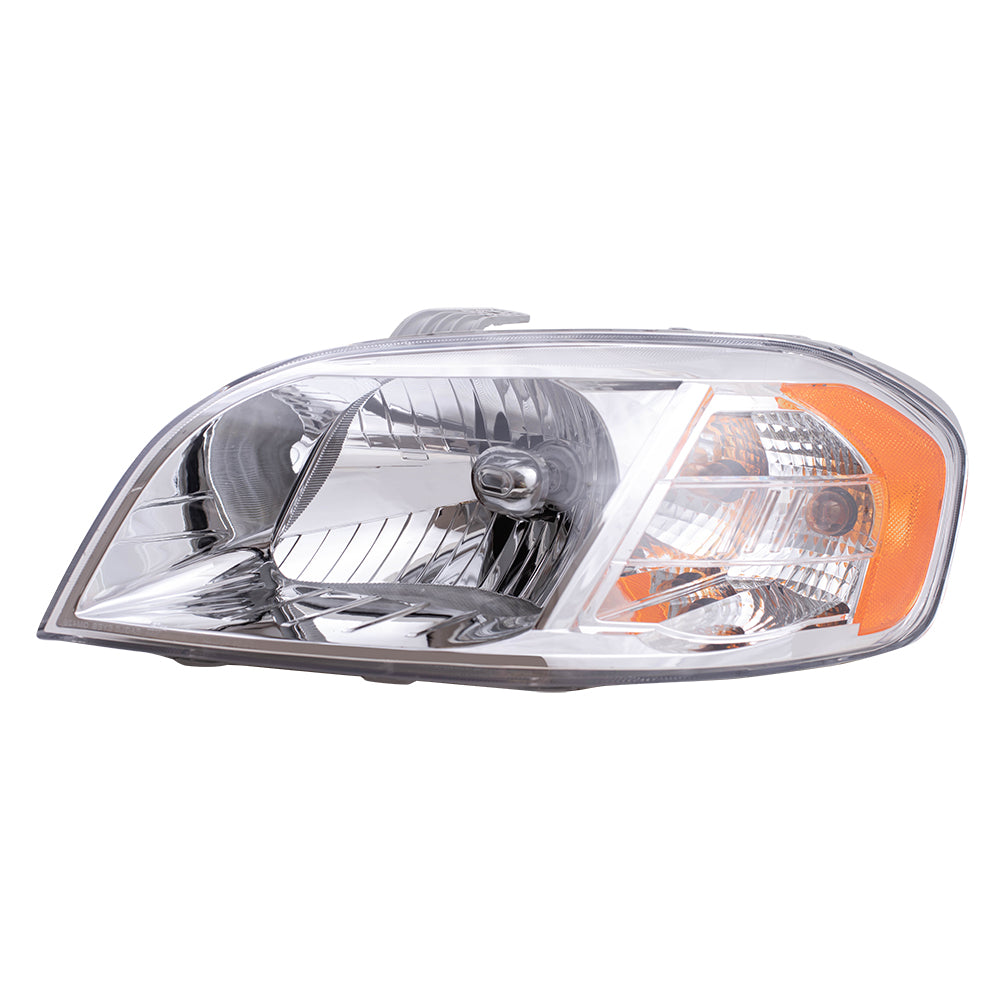 Brock Replacement Driver Headlight Compatible with 2007-2011 Aveo Sedan Left Headlight with Housing 96650525