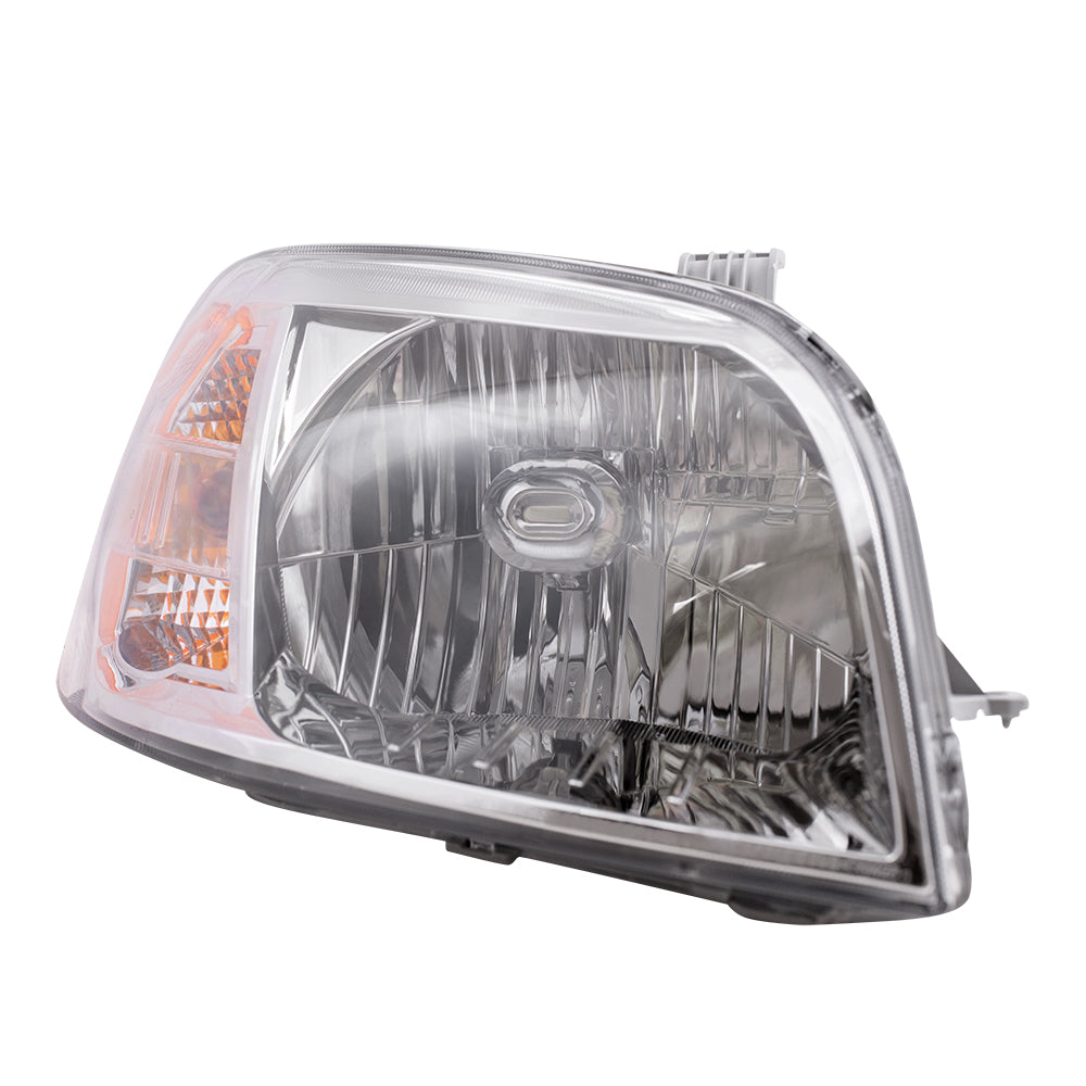 Brock Replacement Driver and Passenger Set Headlights Compatible with 2007-2011 Aveo Sedan 96650525 96650526
