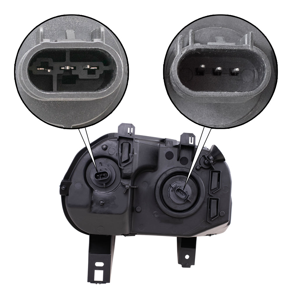 Brock Headlight fits 2006-2011 Chevrolet HHR Driver Side Clear Lens Headlamp Assembly