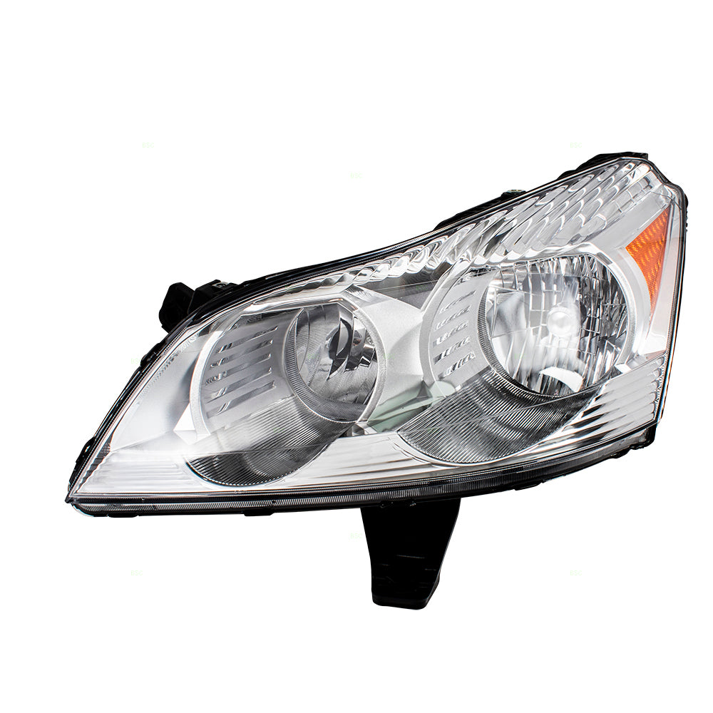 Brock Replacement Driver Headlight Compatible with 2009 2010 2011 2012 Traverse 20794801