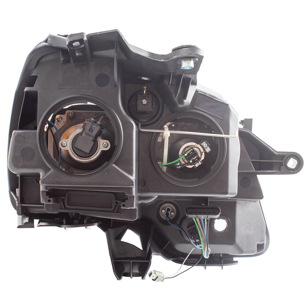 Brock Replacement Halogen Headlight Driver Headlamp Left Clear Lens Compatible with 08-12 Acadia