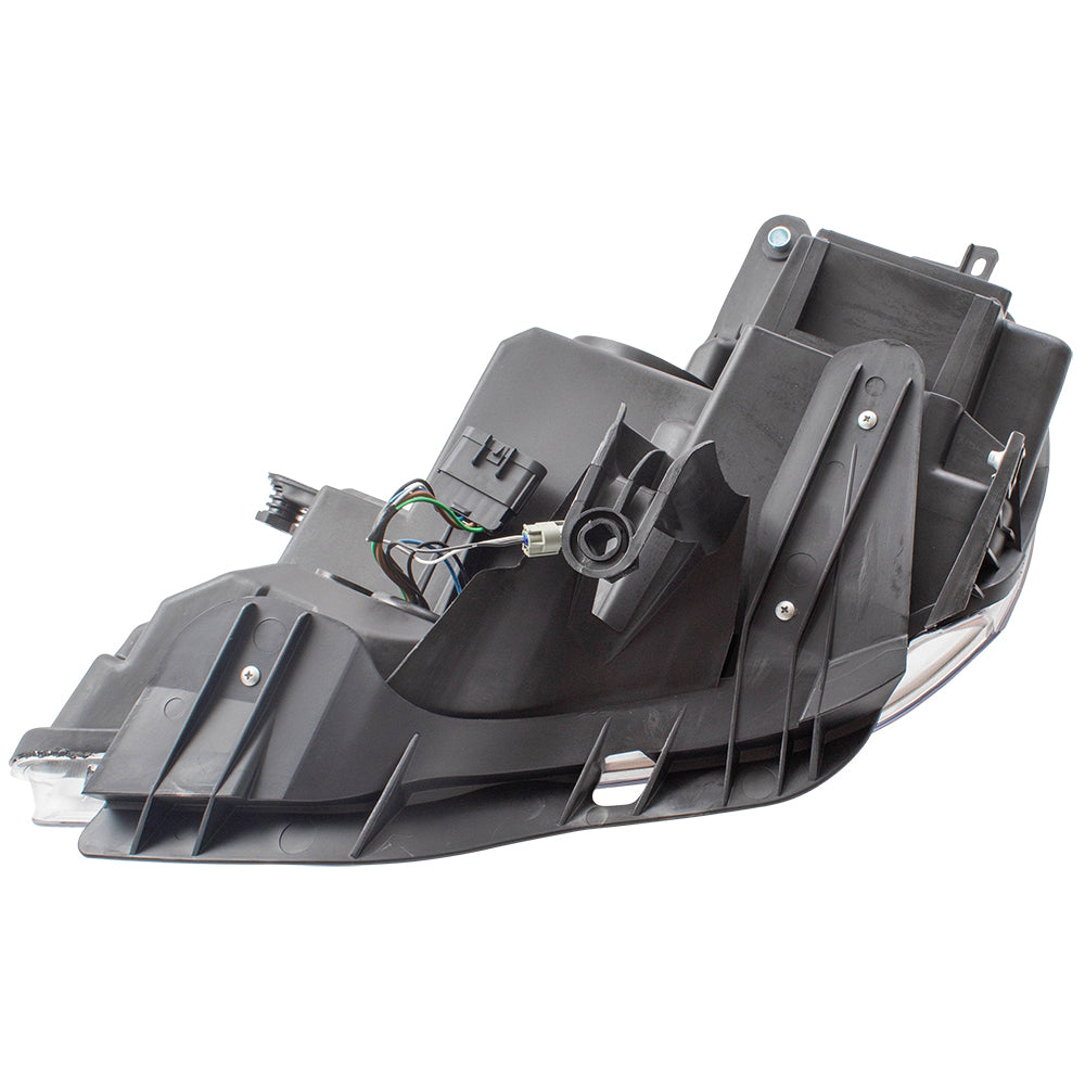 Brock Replacement Halogen Headlight Passenger Headlamp Right Clear Lens Compatible with 08-12 Acadia